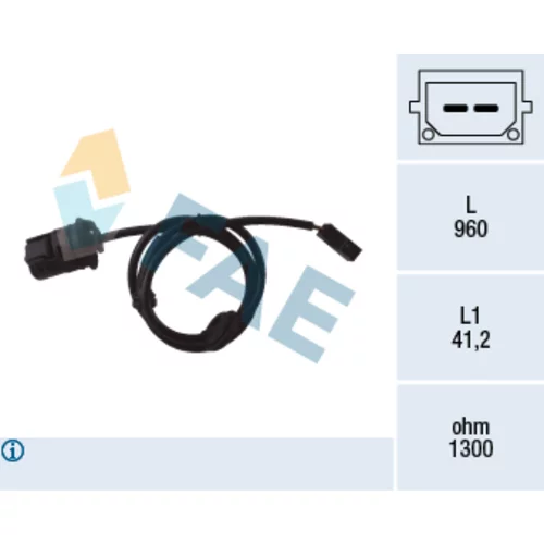 Snímač počtu otáčok kolesa FAE 78058