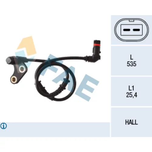 Snímač počtu otáčok kolesa FAE 78137