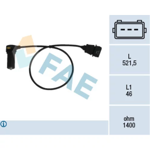 Snímač impulzov kľukového hriadeľa FAE 79066