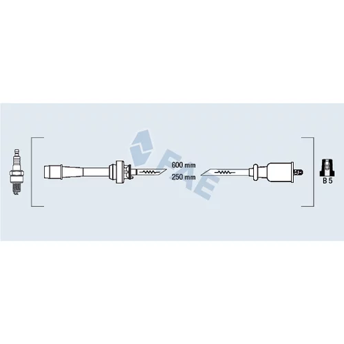 Sada zapaľovacích káblov FAE 83265