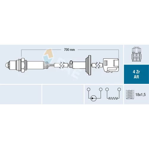 Lambda sonda FAE 75638