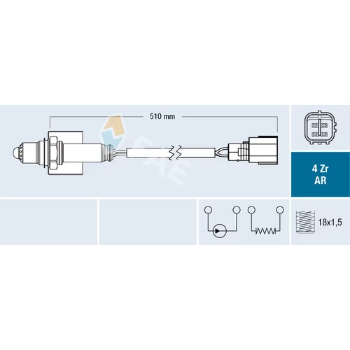 Lambda sonda FAE 75669