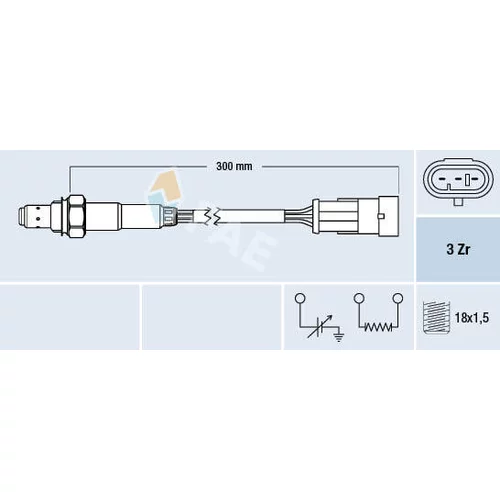 Lambda sonda FAE 77121