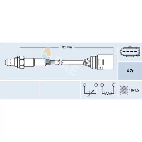 Lambda sonda FAE 77139