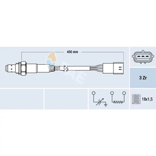 Lambda sonda FAE 77466