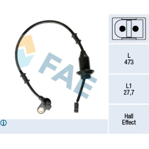 Snímač počtu otáčok kolesa FAE 78397