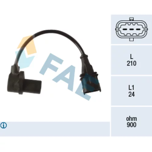 Snímač impulzov kľukového hriadeľa FAE 79481