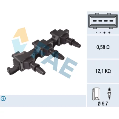 Zapaľovacia cievka FAE 80374