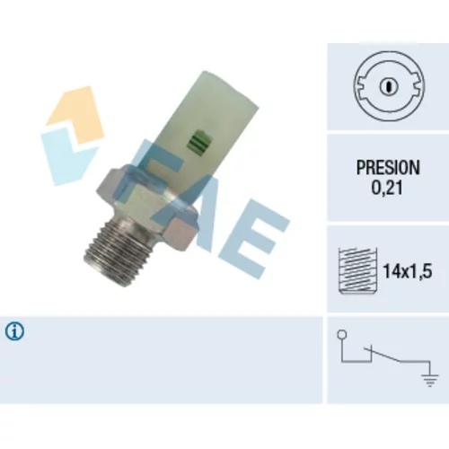 Olejový tlakový spínač FAE 12350