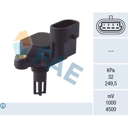 Snímač tlaku v sacom potrubí FAE 15072