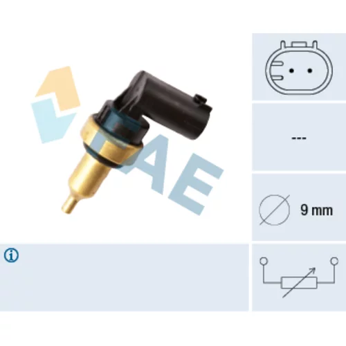 Snímač teploty chladiacej kvapaliny FAE 32706