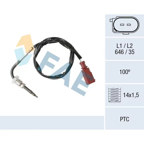 Snímač teploty výfukových plynov FAE 68002