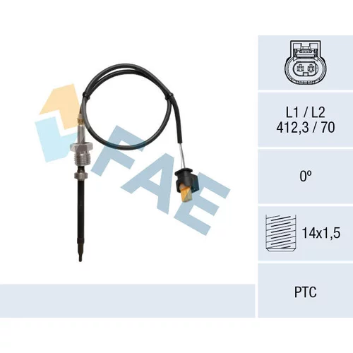Snímač teploty výfukových plynov FAE 68039