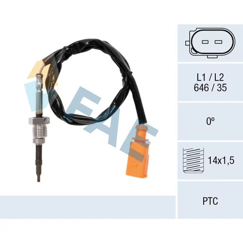 Snímač teploty výfukových plynov FAE 68076