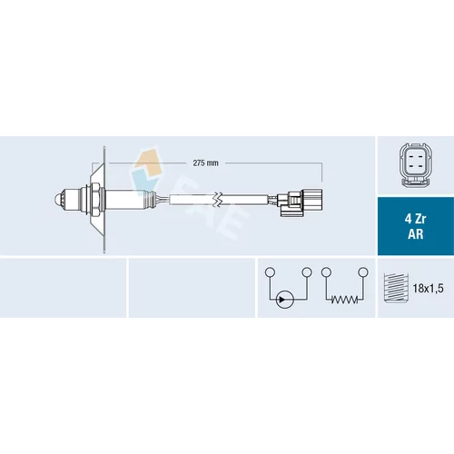 Lambda sonda FAE 75676