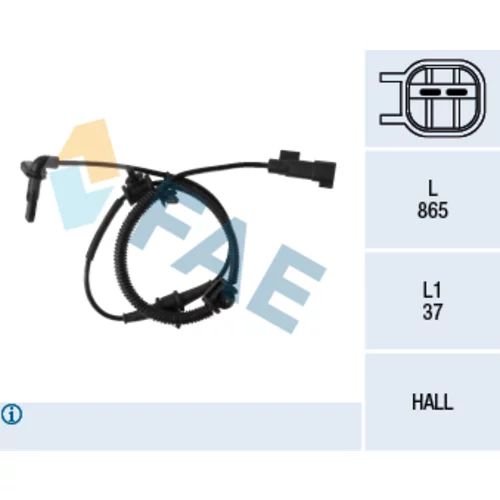 Snímač počtu otáčok kolesa FAE 78111