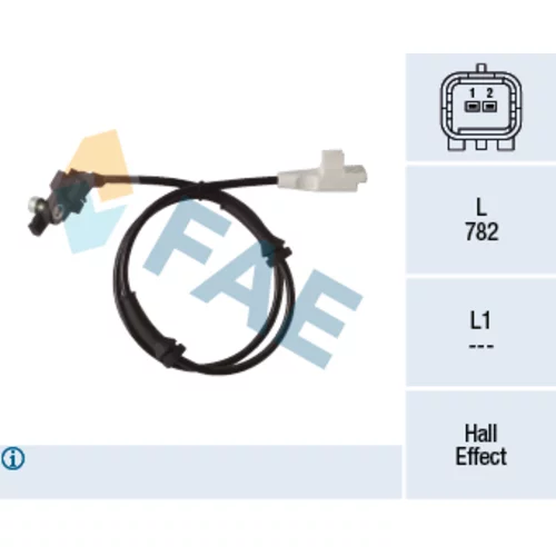 Snímač počtu otáčok kolesa FAE 78317