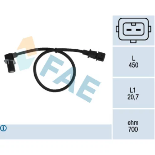 Snímač impulzov kľukového hriadeľa FAE 79012