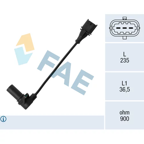 Snímač impulzov kľukového hriadeľa FAE 79068