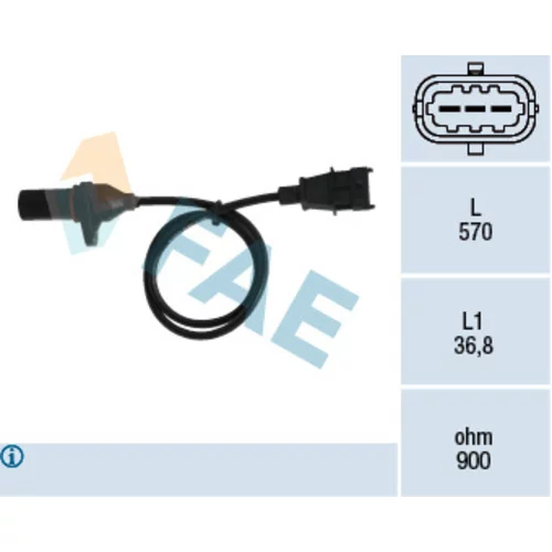 Snímač impulzov kľukového hriadeľa FAE 79332