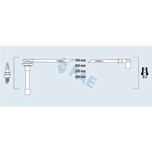 Sada zapaľovacích káblov FAE 85811