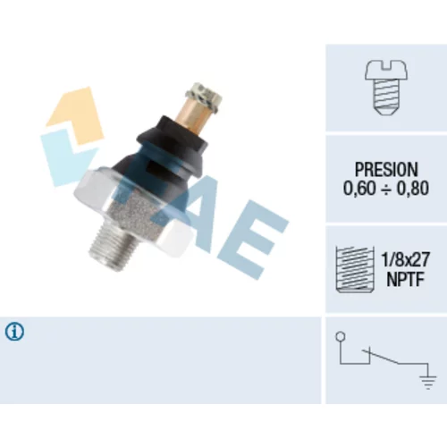 Olejový tlakový spínač FAE 10290