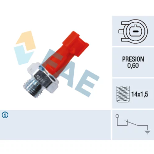 Olejový tlakový spínač FAE 12431