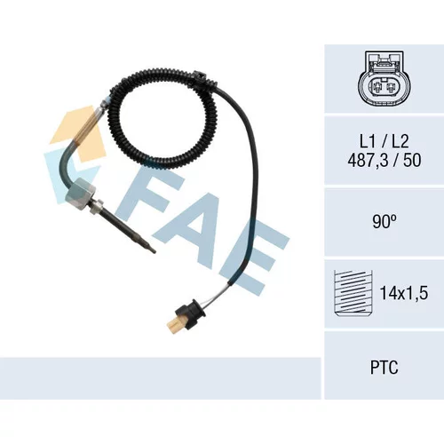 Snímač teploty výfukových plynov FAE 68015