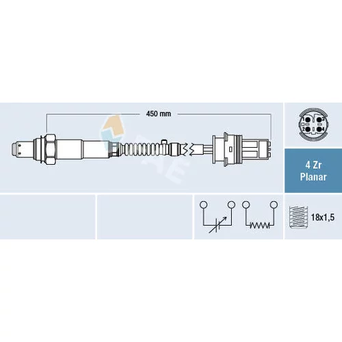 Lambda sonda FAE 77444