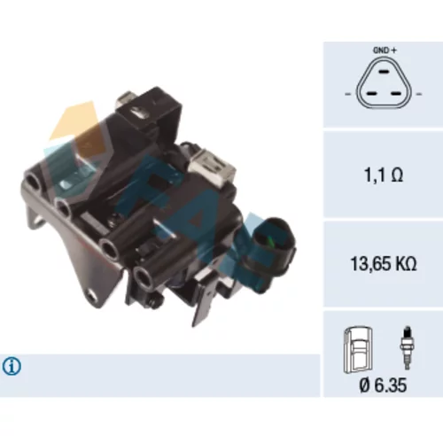 Zapaľovacia cievka FAE 80407