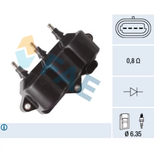Zapaľovacia cievka FAE 80423