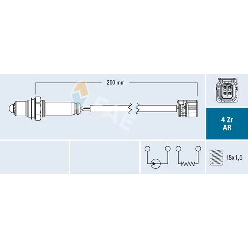 Lambda sonda FAE 75632