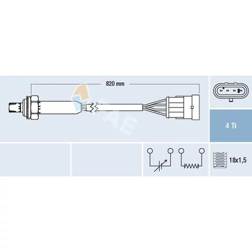 Lambda sonda FAE 77184