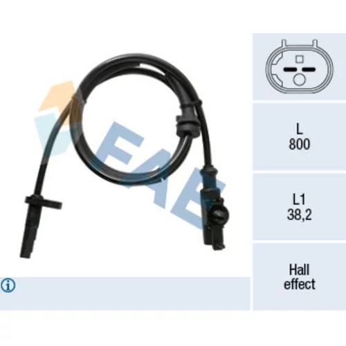Snímač počtu otáčok kolesa FAE 78222