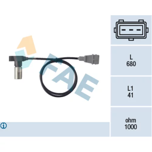 Snímač impulzov kľukového hriadeľa FAE 79098