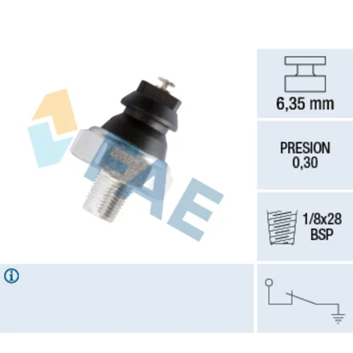 Olejový tlakový spínač FAE 12240