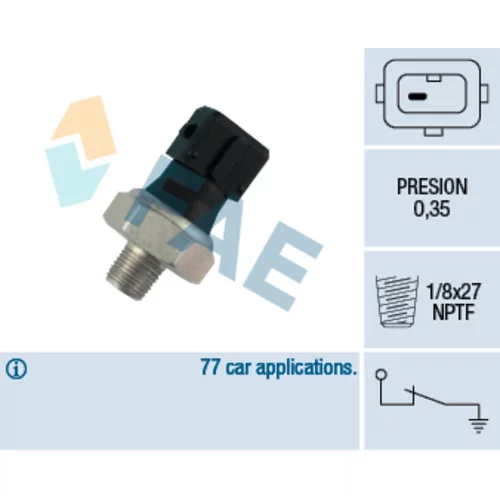 Olejový tlakový spínač FAE 12470