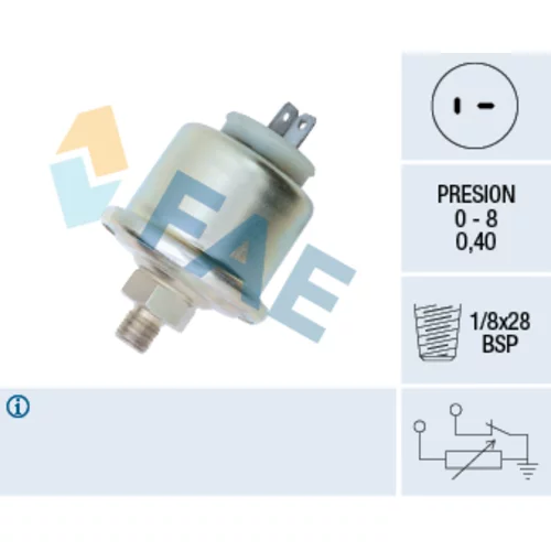 Snímač tlaku oleja FAE 14140
