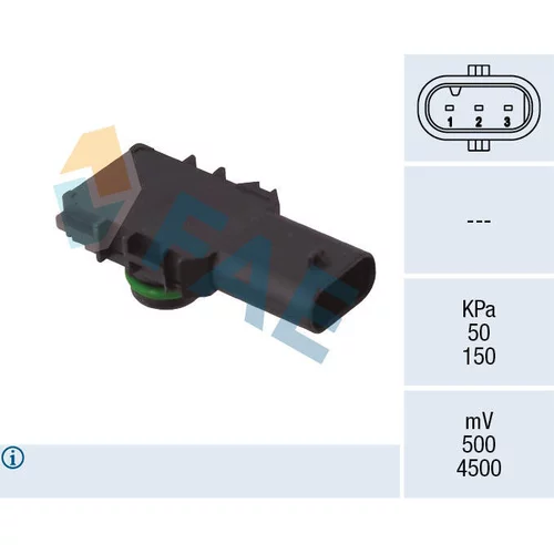 Snímač tlaku v sacom potrubí FAE 15196