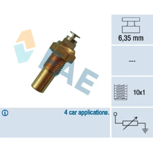 Snímač teploty chladiacej kvapaliny FAE 32100