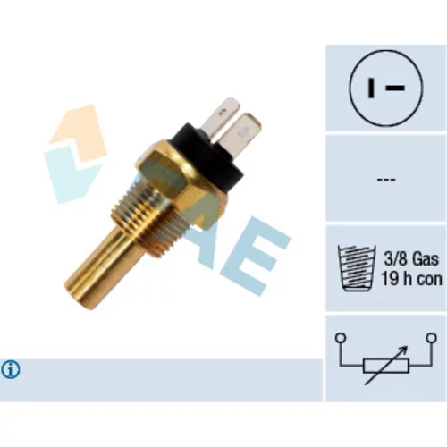 Snímač teploty chladiacej kvapaliny FAE 33800