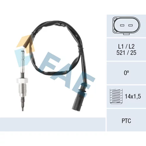 Snímač teploty výfukových plynov FAE 68070