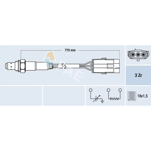 Lambda sonda FAE 77115