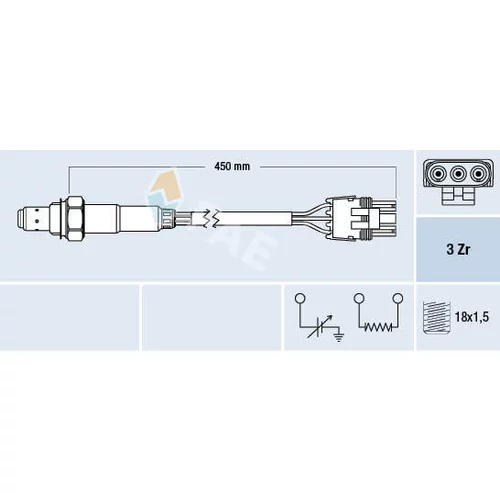 Lambda sonda FAE 77117