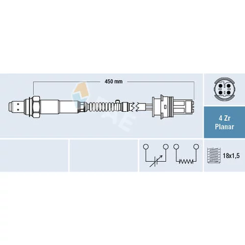 Lambda sonda FAE 77332