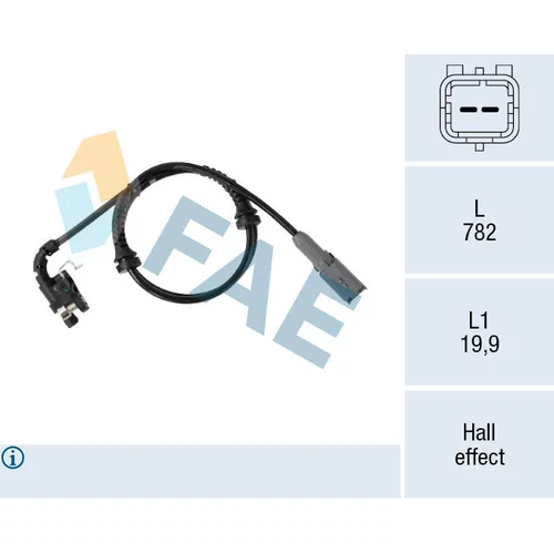 Snímač počtu otáčok kolesa FAE 78548