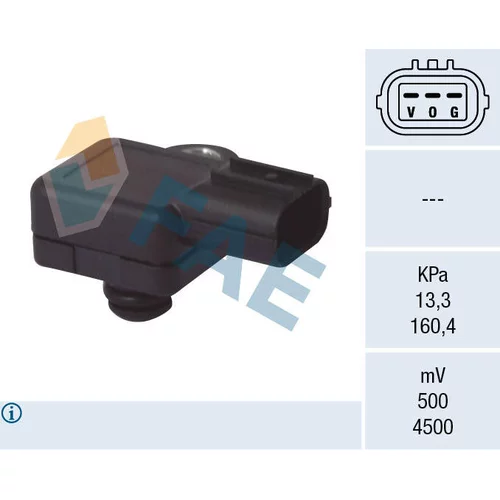 Snímač tlaku v sacom potrubí FAE 15078