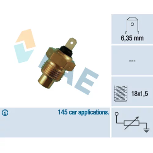 Snímač teploty chladiacej kvapaliny FAE 31020