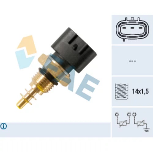 Snímač teploty chladiacej kvapaliny FAE 33476