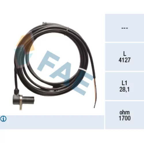 Snímač počtu otáčok kolesa FAE 78417